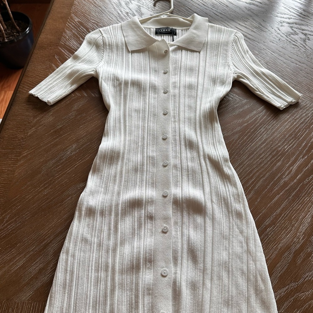 Cider Cream Mini Dress